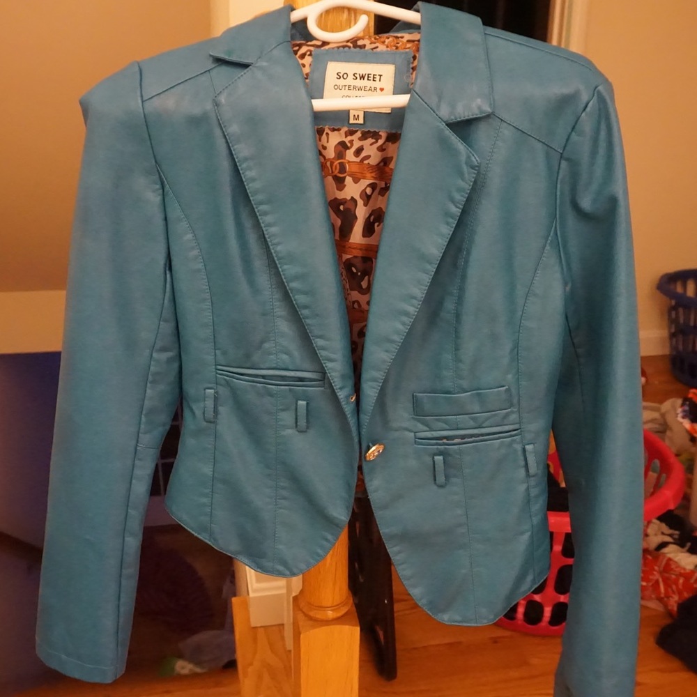 *PRICE GOING UP!** FAKE LEATHER JACKET